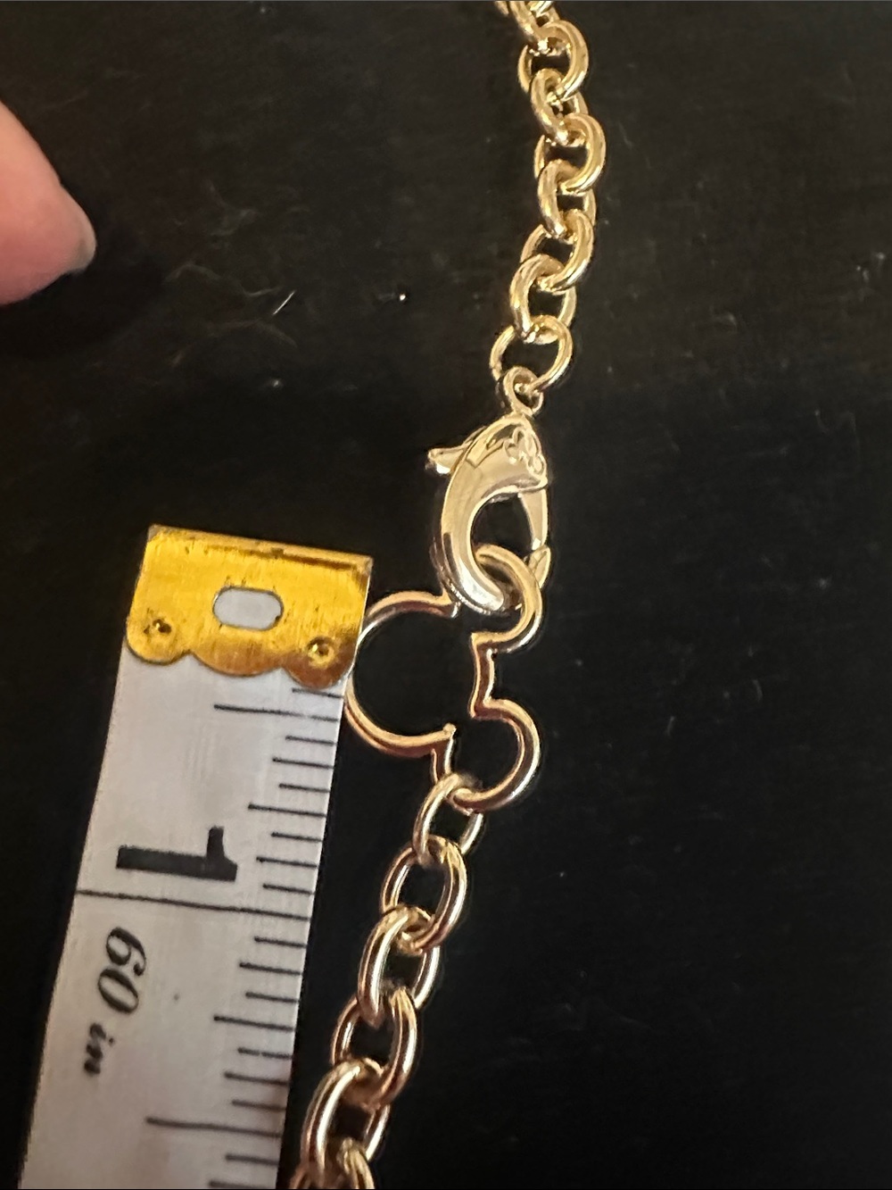 Disney Mickey Mouse Icon Chain Necklace NWT Gold Tone - Picture 9 of 9